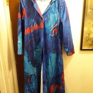 Tie dye duster NWOT